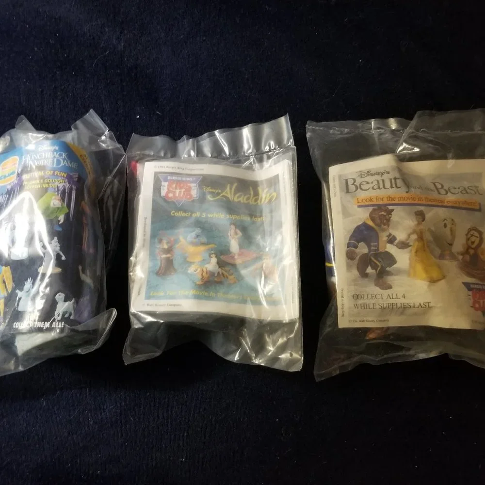 NIB NWOT 90s Disney BK Jafar, Beast, gargoyle toys - Picture 3 of 4